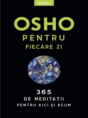 cover image of OSHO--Osho Pentru Fiecare Zi